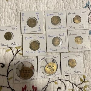 Vintage Mine Tokens Collection